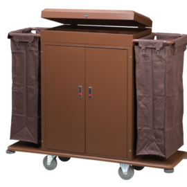 Housekeeping Trolley A- Metallic Brown