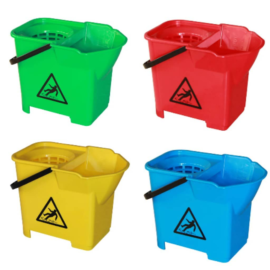 FCCE Domestic Mop Bucket -16LRed, Yellow, Green, Blue