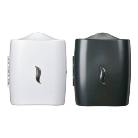 Disinfectant Gym wipes Dispenser White and Dark Gray